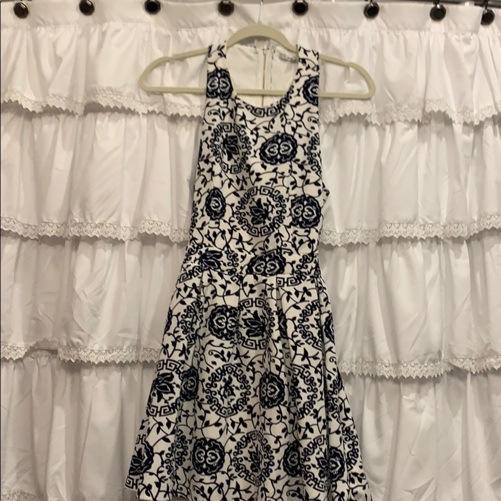 Fun open back skater style dress